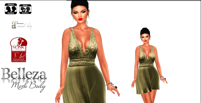 ♛Glow dress♛