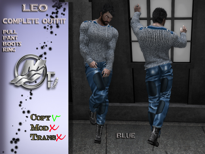 LEO Complete Outfit Blue