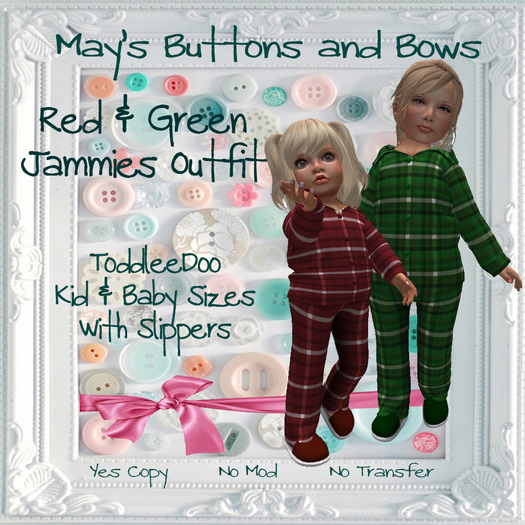 MBB * Red & Green Plaid Jammies (K&B)