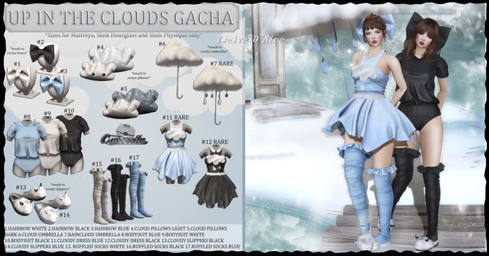 Caboodle - Cloudy Slippers - Blue