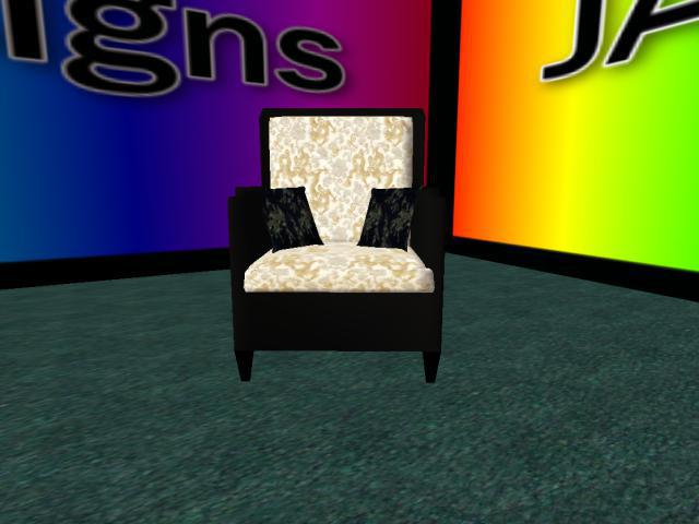 Black Asian Chair (Boxed)
