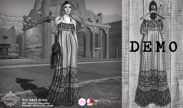 Zoe maxi dress DEMO
