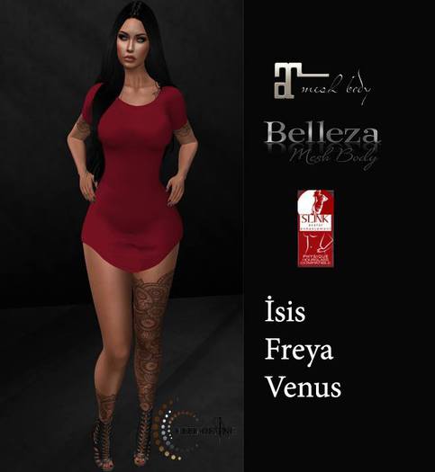 380 Reeb Design Red Alev dress