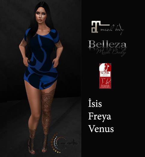 381 Reeb Design Blue Alev dress
