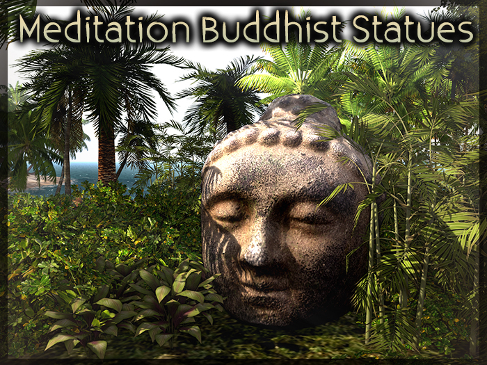 .:PSI PRINT:. Meditation Buddhist Statues