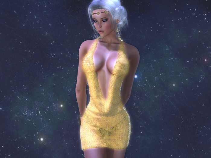 Second Life Marketplace - AllyAdventure - Sexy Cowl Neck Chainmail See-Through Dress, Gold / Gen3 (2 pcs.) Second Life Marketplace - AllyAdventure - Sexy Cowl Neck Chainmail See-Through Dress, Gold / Gen3 (2 pcs.)