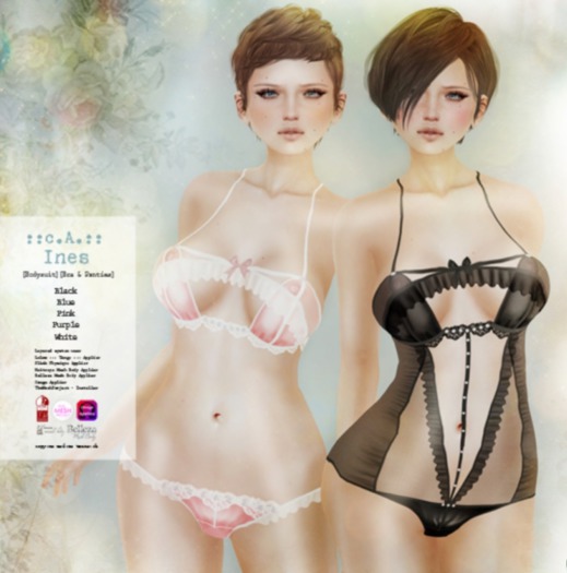 ::c.A.:: Ines Bodysuit *Black* RARE