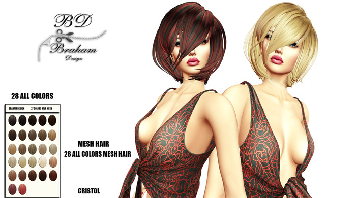 Braham Design Cristol 28 Color Mesh Hair