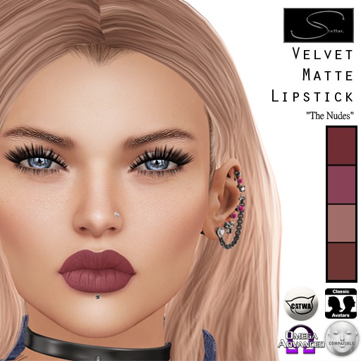 [Stellar] Velvet Matte Lipstick DEMOS (CATWA/LELUTKA/OMEGA/CLASSIC)