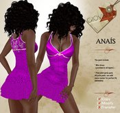 ***GIOVANNI*** ANAIS MINIDRESS FUCHSIA