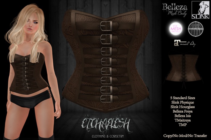 DEMO [Etchaflesh] Strapped Corset - Destiny (Wear)