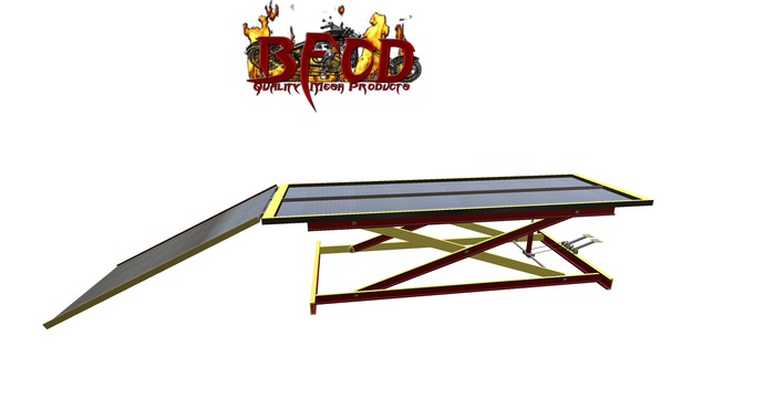 BFCD- Motorcycle lift w/ramp
