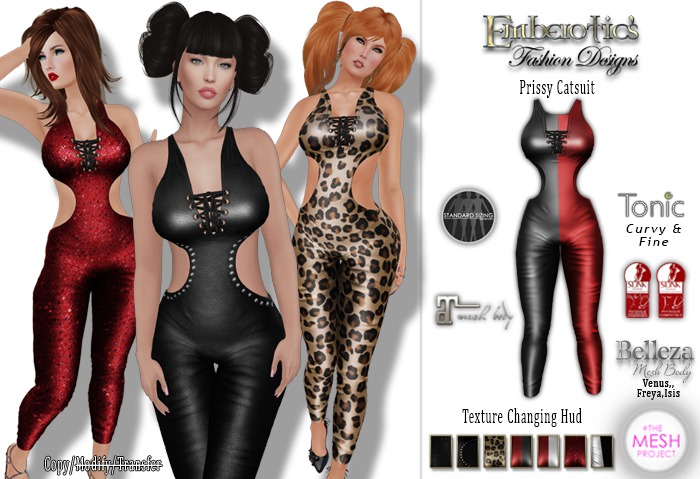~ Prissy Catsuit and Texture Changing Hud ~