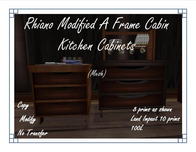 Kitchen cabinets set