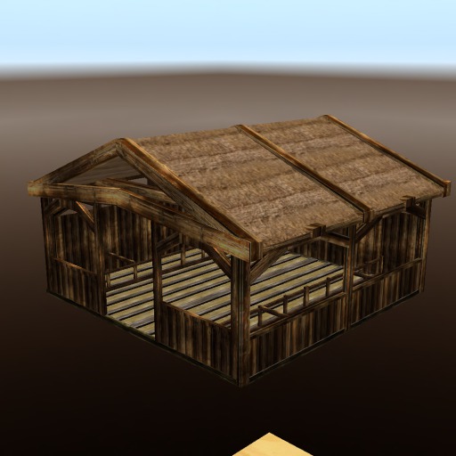 MESH Stable, only 11 prim, ~20x20 m