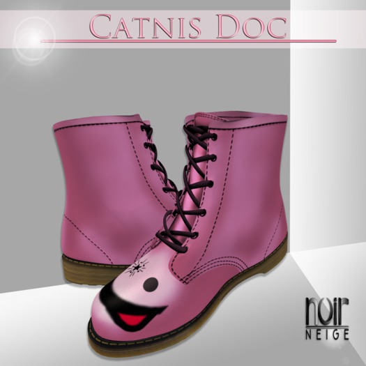 >NOIR NEIGE< Catnis Doc - Pink