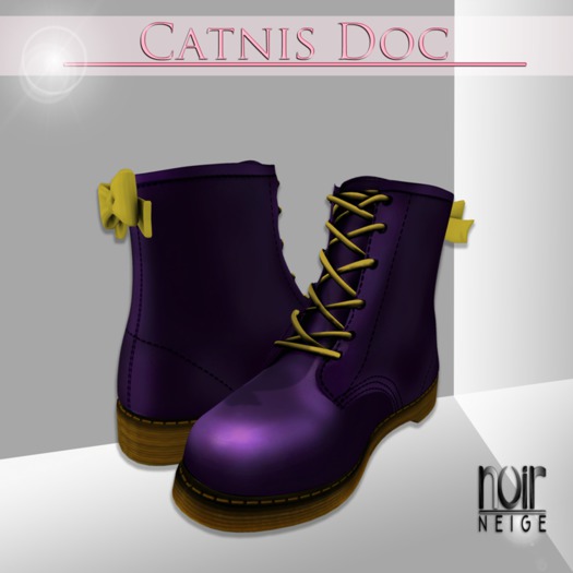 >NOIR NEIGE< Catnis Doc - Purple