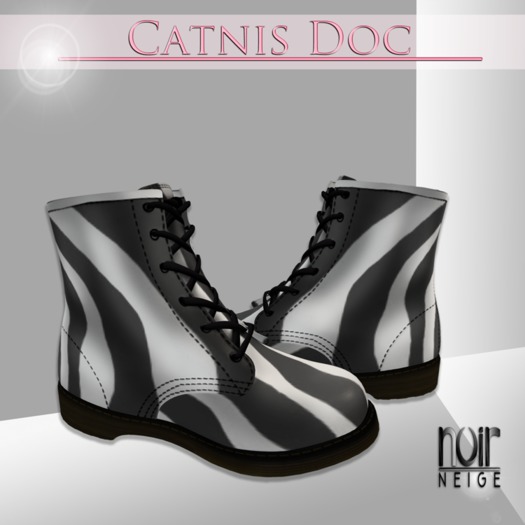 >NOIR NEIGE< Catnis Doc - Zebre