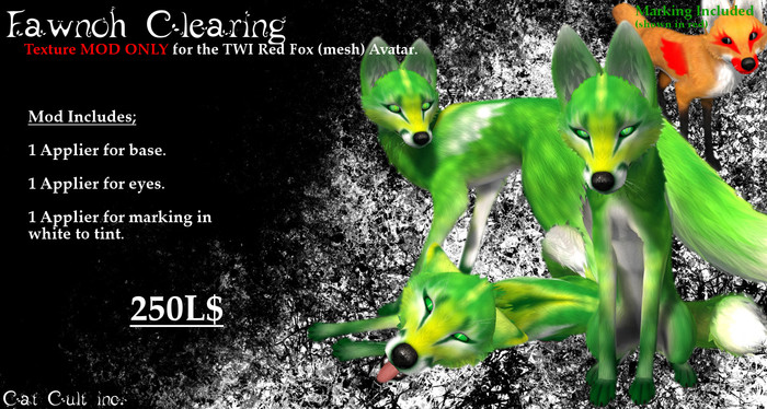 Cat Cult Inc. Fawnoh Clearing (wear 2 unpack)