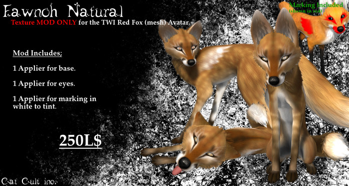 Cat Cult Inc. Fawnoh Natural (wear 2 unpack)