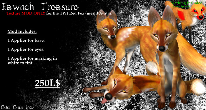 Cat Cult Inc. Fawnoh Treasure (wear 2 unpack)