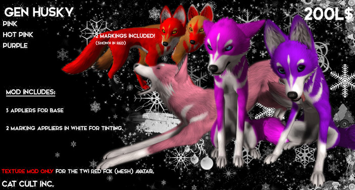 Cat Cult Inc. Gen Husky Pinks (wear 2 unpack)