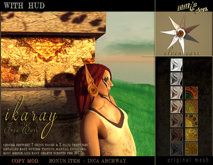 LD - Ikaray - Inca Ears - Elven *