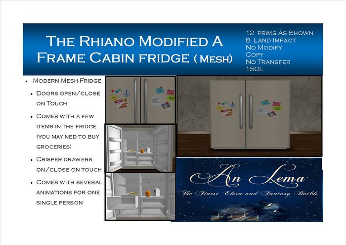 Rhiano Modified A Frame House Fridge