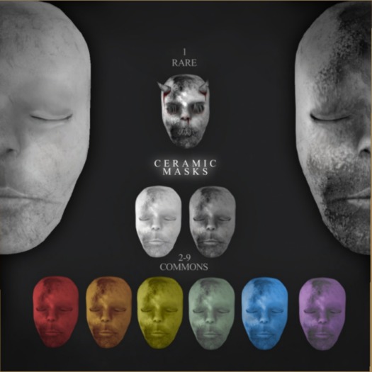 *Drot* Ceramic Mask - Orange Common