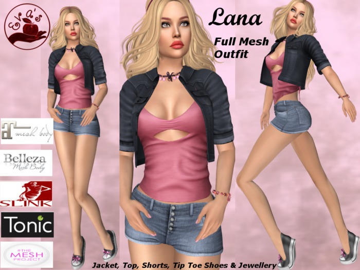 Eva's Temptation Lana's Mesh Oufit - Everything Included!