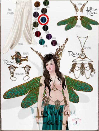 *{Junbug}* Nouveau Fairy Skirt [Earth] - XS