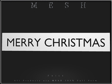T-3D Creations [ Merry Christmas - C ] MESH - Full Perm -