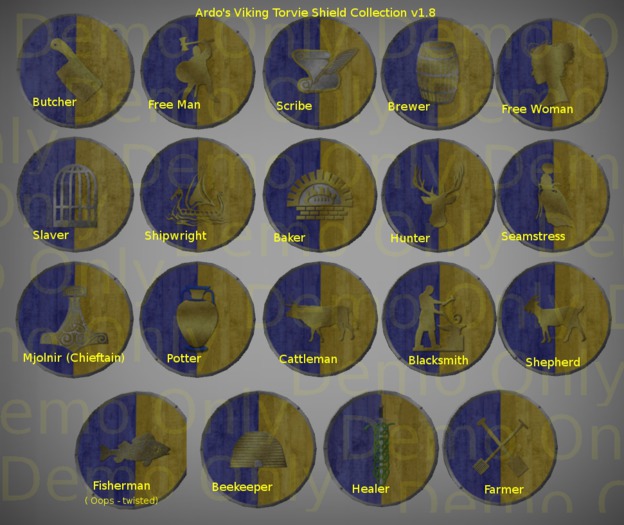 Ardo's Viking Torvie Shield Collection