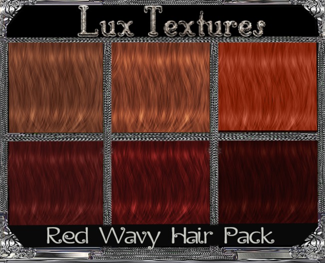 AB2000 - Red Wavy Hair Pack 1