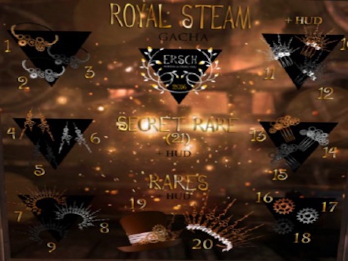 ERSCH - Royal Steam Gacha Collar 08 (silver)