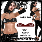 BLASPHEMIC - NARIA TOP - RED