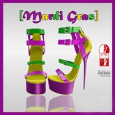 Female Shoes - Slink&Belleza [Eleonora]-Mardi Grass