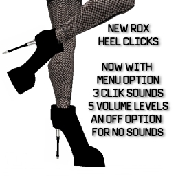 (BL) New Rox Heel Click Black Stilettos