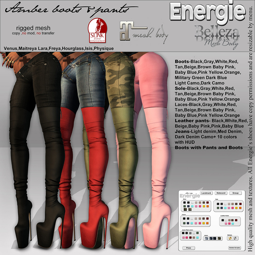 ..::Energie::.. Amber Boots and Pants  Bag