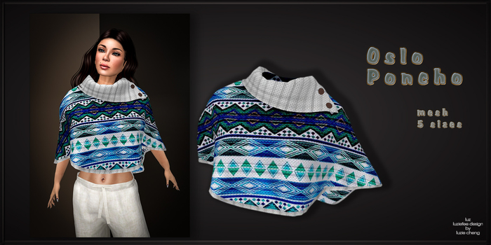 LUZ - Oslo poncho Africa 4 - vendor