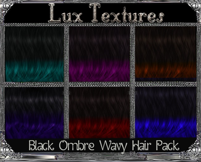 AB2000 - Ombre Black Hair Pack 1