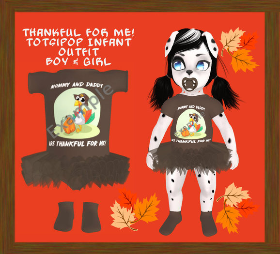 [GD] Thankful For Me! Totsipop Infaint Outfit (Boxed)
