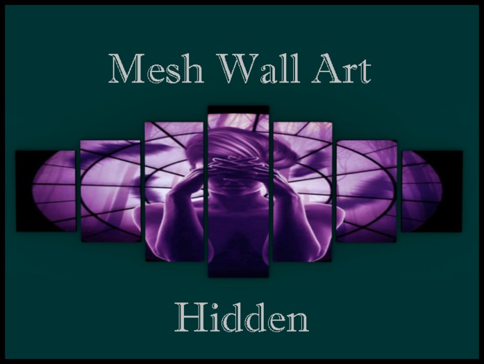 Mesh Hidden Framed Art