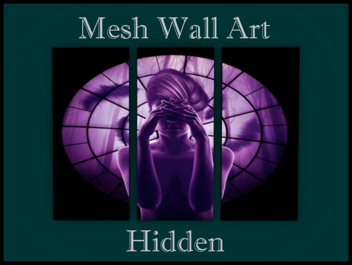 Mesh Hidden Framed Art