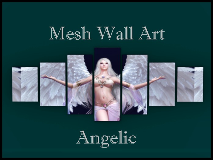 Mesh Angelic Framed Art