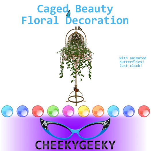 ~CheekyGeeky~ Caged Beauty (GOLD) BOXED