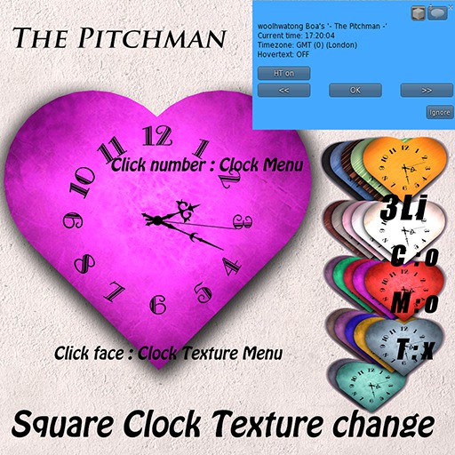 - The Pitchman - Heart Clock Texture change