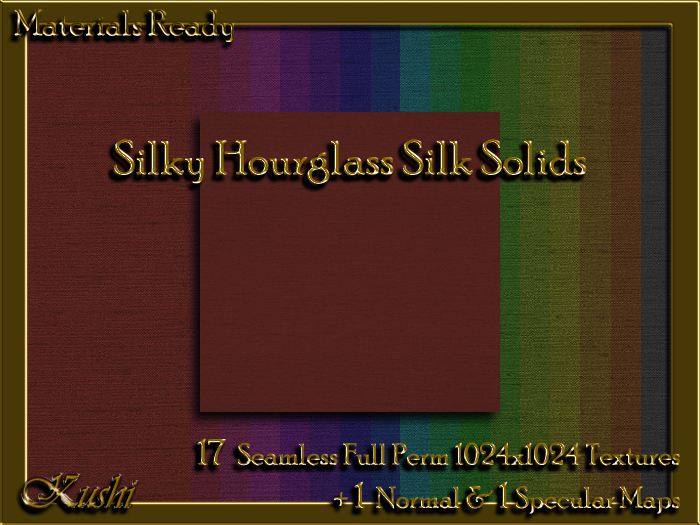 !Kushi! SilkyHourglassSILK Textures -WEAR TO UNPACK