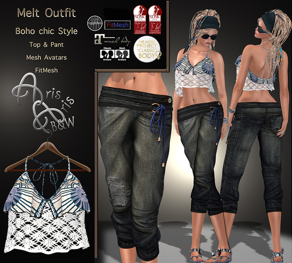 ***ArisAris-B&W~Gara57~Melt Outfit-