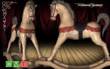 [MF] Mesh antique rocking horse toy statue (boxed)